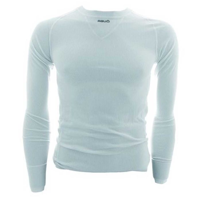 Ondershirt lange mouw Agu Secco maat L wit