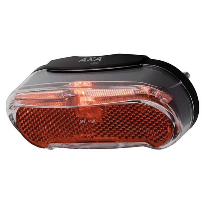 Achterlicht Axa Riff  aan/uit LED batterijen
