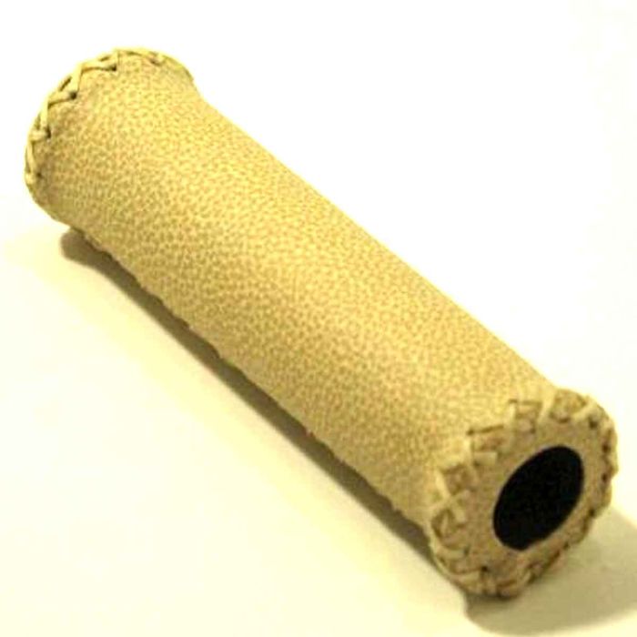 Handvat Batavus leer creme lang 128mm - 54274417