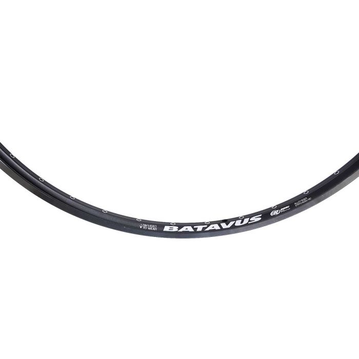 Velg Batavus Rodi VR19 28" aluminium zwart 36 gaats spaakgat 14 24mm - 704715