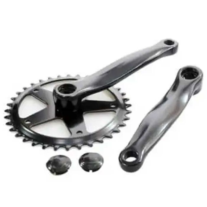 Crankstel Cortina 36T staal 1/8" 152mm zwart - CRH36152ST