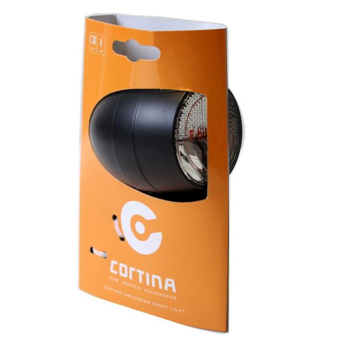 Koplamp Cortina Amsterdam E-bike zwart - CA1481652