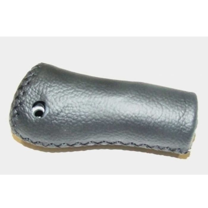 Handvat Gazelle aero leer ZWART rechts 105mm - 540279200