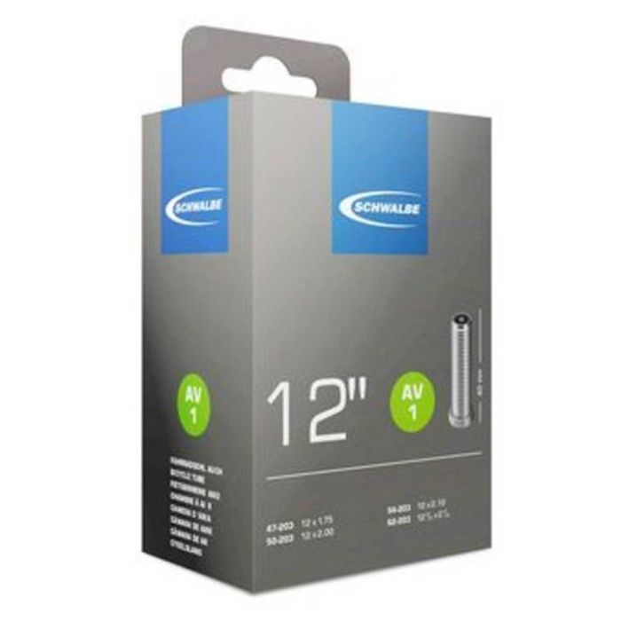 Binnenband Schwalbe AV1 12 1/2x1.75 Auto ventiel RECHT