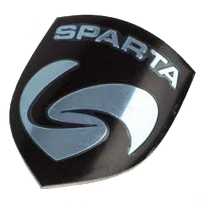 Balhoofdplaat / schild Sparta rond 60 ZWART - 718272