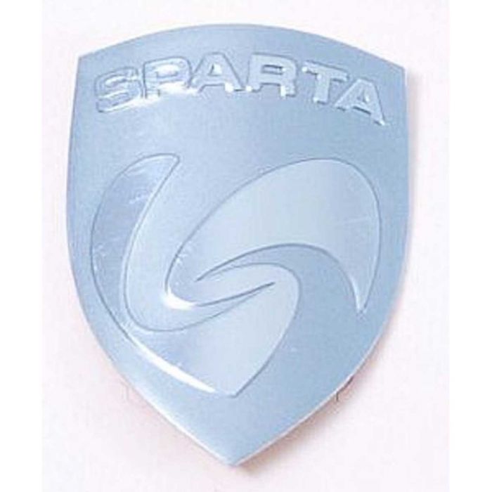 Balhoofdplaat / schild Sparta rond 60 ZILVER - 714110