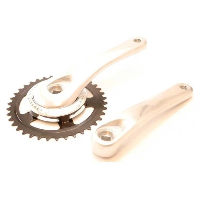 Crankstel Sparta SP2 ZILVER 38 tands zonder kettingrand - 707223