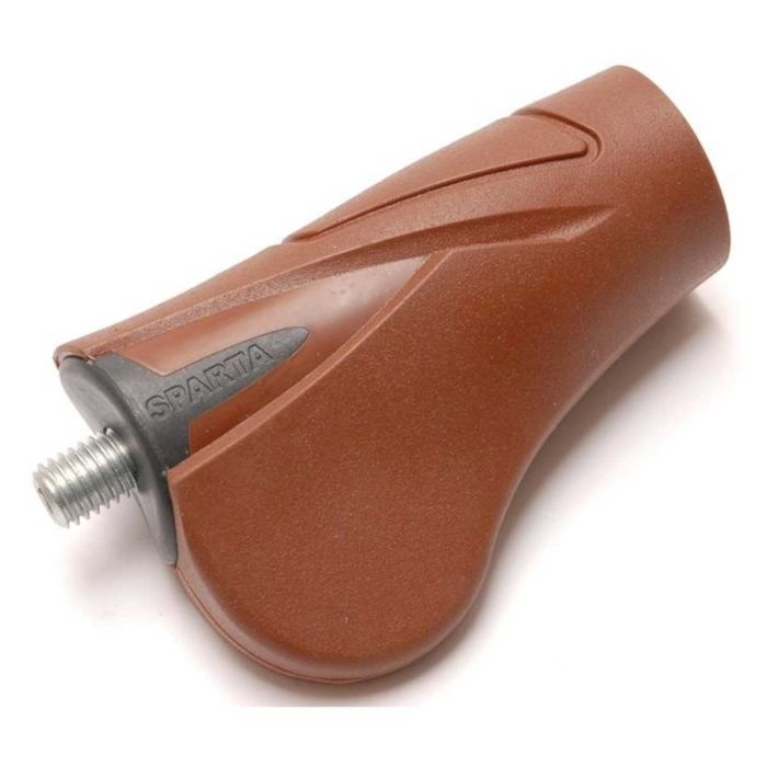 Handvat Sparta Ergonomisch bruin / zwart 90mm - 45132097