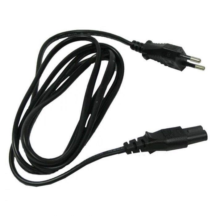 Accu lader voedingskabel 230V 2-polige aansluiting plat