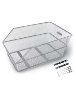 Bagagedragermand Basil Cento zilver