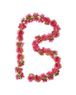 Bloemenslinger Basil Flower Garland Roze / Fuchsia