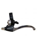 Remhendel Batavus Tektro CL33 zwart /zilver LINKS met geïntegreerde bel - 718240