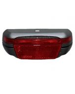 Achterlicht Batavus / Sparta Midrange accu ZILVER - 709996