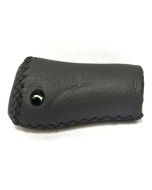 Handvat Gazelle aero leer ZWART rechts 88mm - 540278600