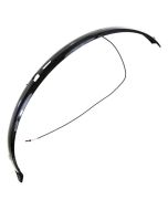 Spatbord achter Gazelle ROND zwart FENDERVISION Shimano STEPS NDC R381 B50G - 311211900