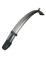 Spatbord voor Gazelle ROND zilver wafel HAAK B50G - 31111350058