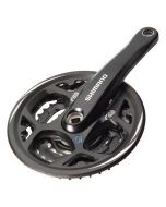 Crankstel Shimano FC-M311 Altus 22-32-42 tands zwart 6/7/8 speed - EFCM311C222CL