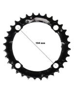 Kettingblad Shimano 32T 9v FC-M480-L BCD 104mm 4-arm Deore zwart - Y1EA98100