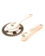 Crankstel Sparta SP2 ZILVER 38 tands zonder kettingrand - 707223