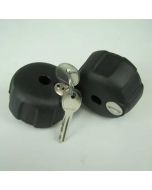 Fietsdrager Spinder frameklem met slot (set van 2)