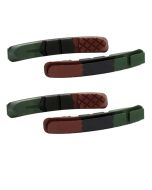 Remrubbers XLC v-brake cartridge BS-X09 72mm all weather 3-compound 4 stuks