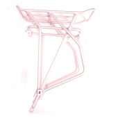 Bagagedrager Batavus E-go E-motion gen 1 zilver - 57311193