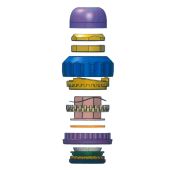 Balhoofdstel Batavus PM 1" met stuurblokkering zwart - 708375