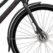 Spatbord voor Batavus SKS 190 45mm mat zwart - 718119