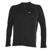 Fietsshirt lange mouw Fastrider One zwart