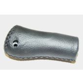 Handvat Gazelle aero leer ZWART rechts 105mm - 540279200