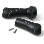 Handvatten Gazelle + bel ZWART 105mm rechter handvat met zilveren bies - 540273200