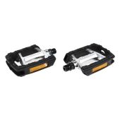 Pedalen Gazelle FP-972 aluminium binnenwerk zwart/zilver - 458816200