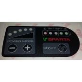 Bedieningsunit Sparta E-motion C1 en C2 losse sticker - 711280