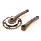 Crankstel Sparta SP1 ZWART 38 tands zonder kettingrand - 707224