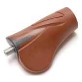 Handvat Sparta Ergonomisch bruin / zwart 90mm - 45132097
