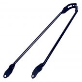 Spatbordstang 28" blauw metallic staal FRAME bevestiging