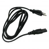 Accu lader voedingskabel 230V 2-polige aansluiting plat