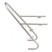 Voordrager Tubus Tara Lowrider zilver 26/28"